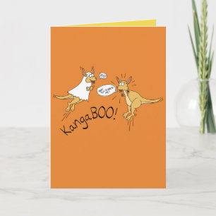 BOO Kangaroo - Funny Halloween Greeting Card