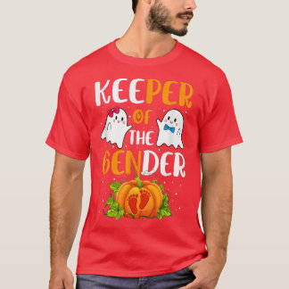 Boo Keeper Of The Gender Reveal Baby Announcement  T-Shirt