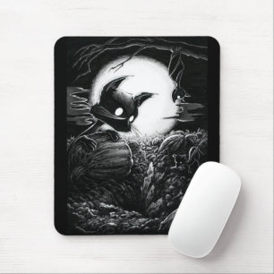 Boo Kitty Supervises a Dig Mouse Pad