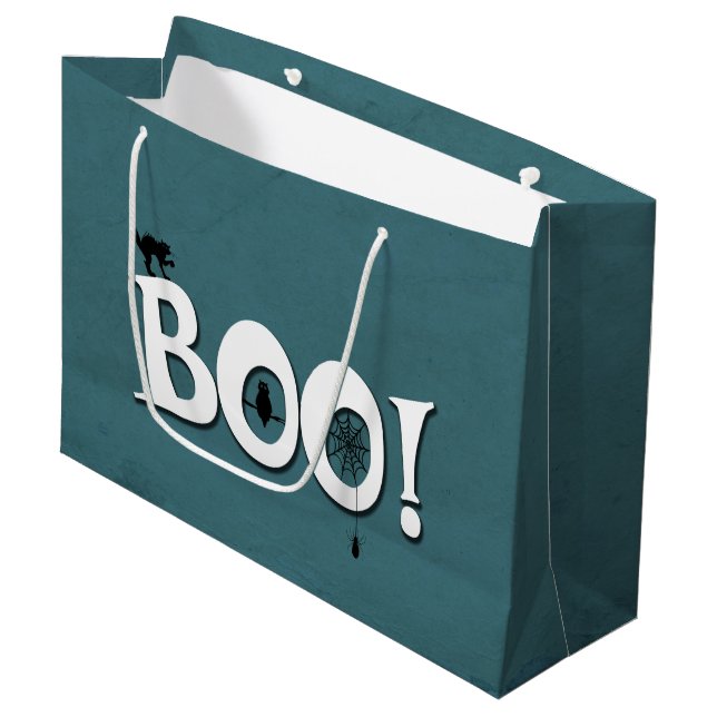 Boo! Large Gift Bag (Front Angled)