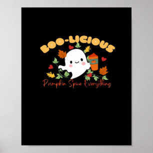 Boo-Licious Pumpkin Spice Everything Essential Poster