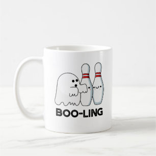 Boo-ling Funny Halloween Bowling Ghost Pun Coffee Mug