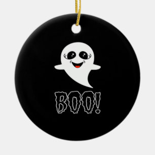 Boo! Little Halloween By Lucas Ceramic Ornament