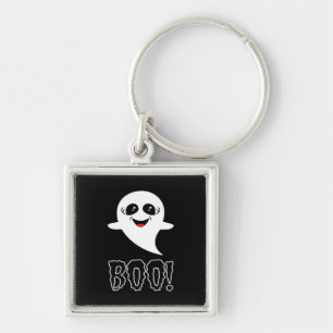 Boo Little Halloween Classic Design Key Ring