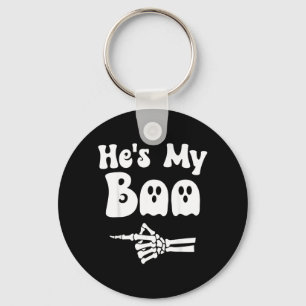 Boo Matching Couple Halloween Couples Boo Key Ring