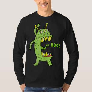 Boo Monster Alien Halloween T-Shirt