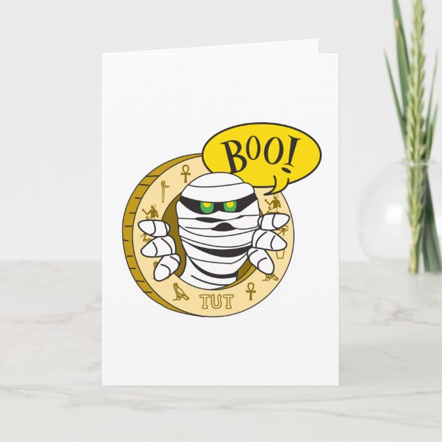 boo mummy card (Front)