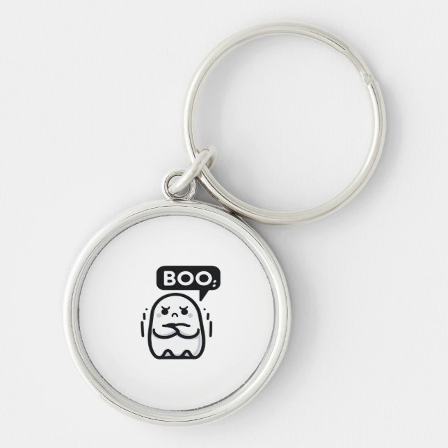 Boo Of Disapproval Funny Quote Key Ring (Front)