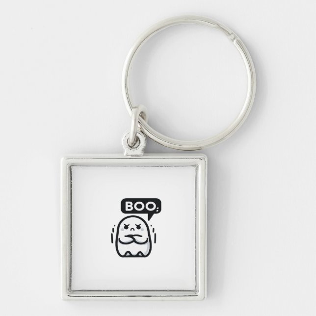 Boo Of Disapproval Funny Quote Key Ring (Front)