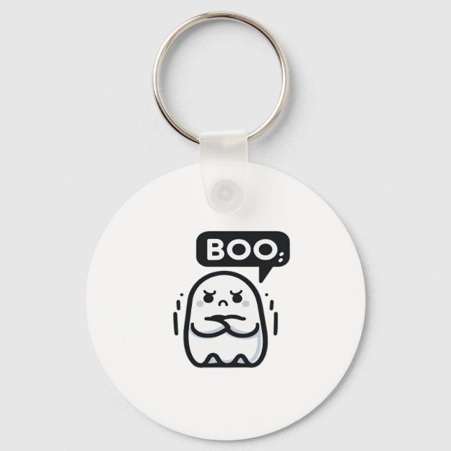 Boo Of Disapproval Funny Quote Key Ring (Front)