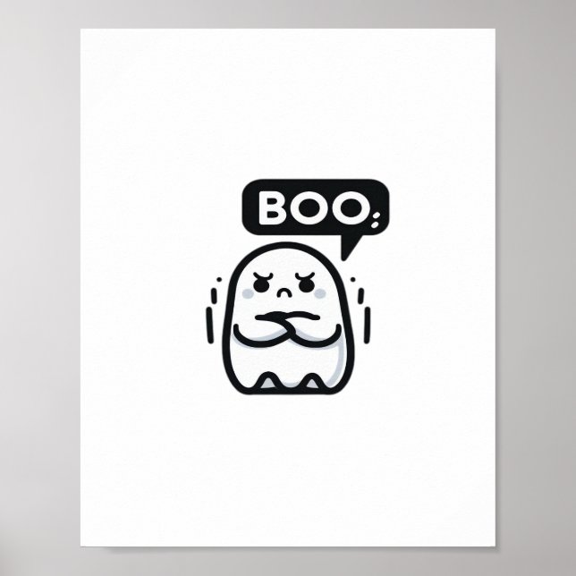 Boo Of Disapproval Funny Quote Poster (Front)