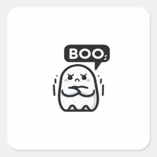 Boo Of Disapproval Funny Quote Square Sticker