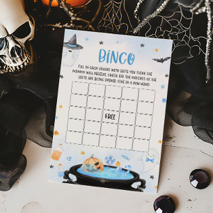 Boo-oy Halloween Baby Shower Bingo Game