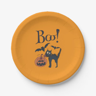 Boo! Paper Plate