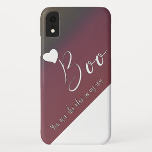 Boo Pink iPhone XR Case