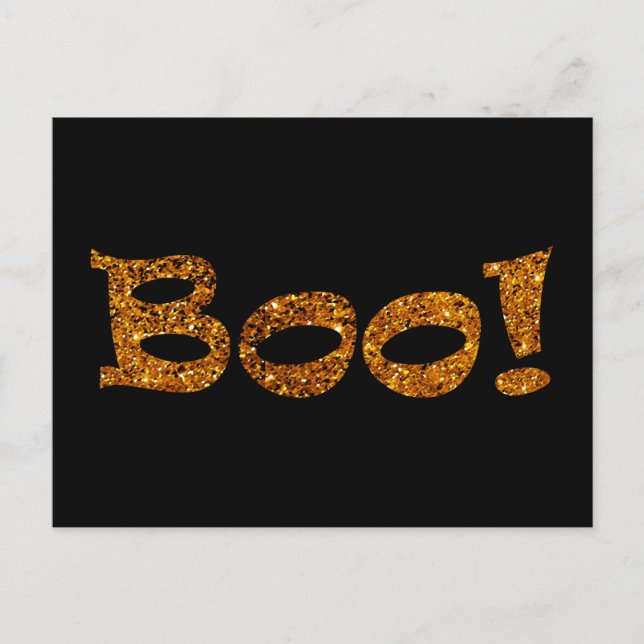 Boo! Postcard (Front)