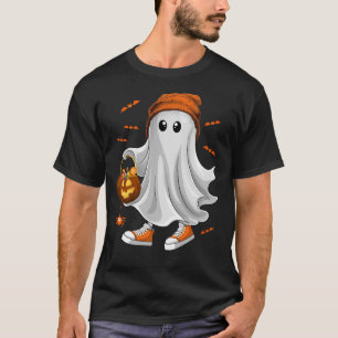 Boo Pumpkin Cute Ghost Halloween T-Shirt