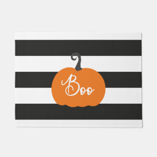 "Boo" Pumpkin Halloween Doormat