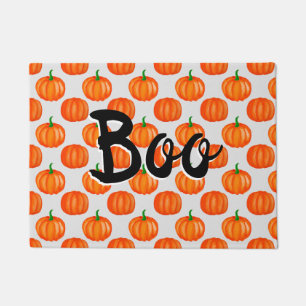 Boo Pumpkin Halloween Doormat