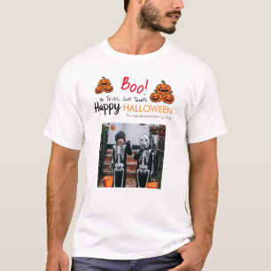 Boo pumpkin jack-o-lantern happy Halloween 1 Photo T-Shirt