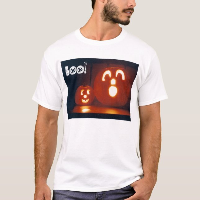 BOO!  pumpkins T-Shirt (Front)