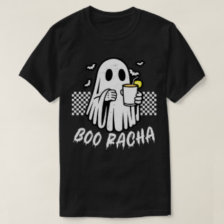 Boo Racha Funny Halloween Cute Ghost T-Shirt