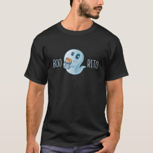 Boo Rito Ghost Mexico Taco Burrito Ghost Halloween T-Shirt