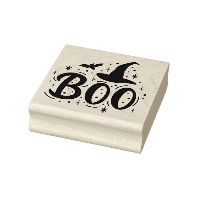 Boo Rubber Stamp (Stamp)