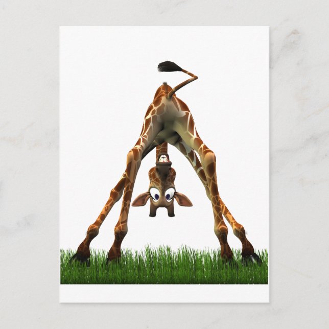 Boo! Says Olympia Giraffe. Postcard (Front)