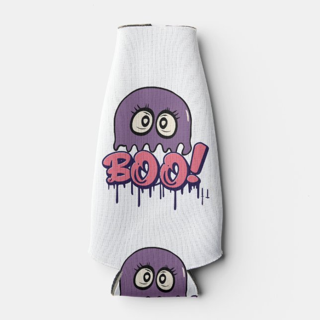 Boo scary bottle cooler (Front)