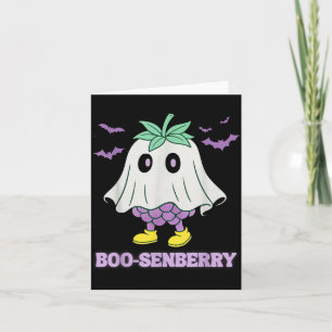 Boo-Senberry Boysenberry Ghost Spooky Funny Card