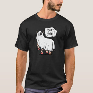 BOO SHEET BULL SHEET SH Cow Halloween Ghost Meme T-Shirt
