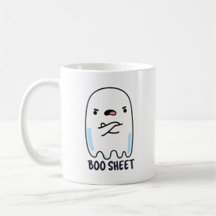 Boo Sheet Funny Halloween Ghost Pun  Coffee Mug