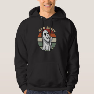 Boo Sheet Ghost Halloween Boo Sheet Hoodie