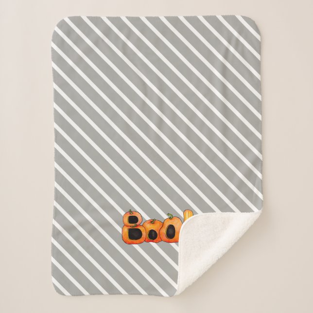 Boo Sherpa Blanket (Front)