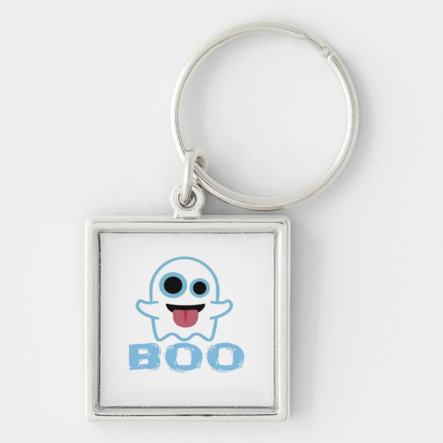 Boo Silly Funny Meme Key Ring (Front)