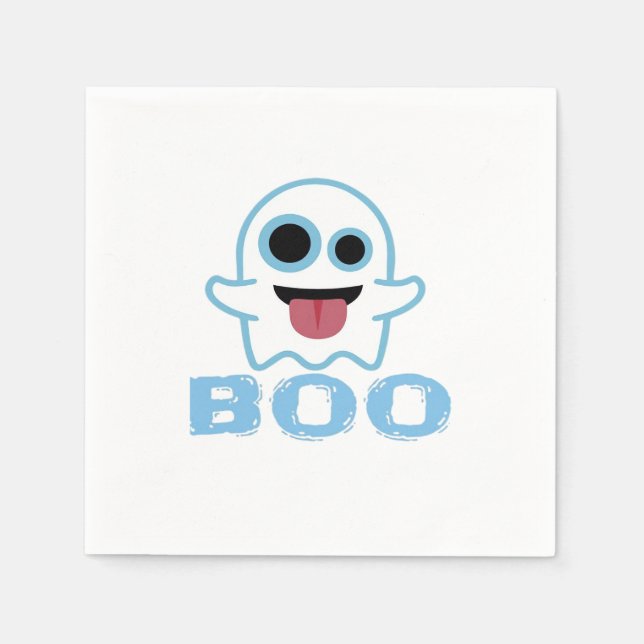 Boo Silly Funny Meme Napkin (Front)