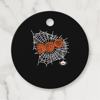 Boo Spider Web Funny Cute Spider Web Graphic Favour Tags