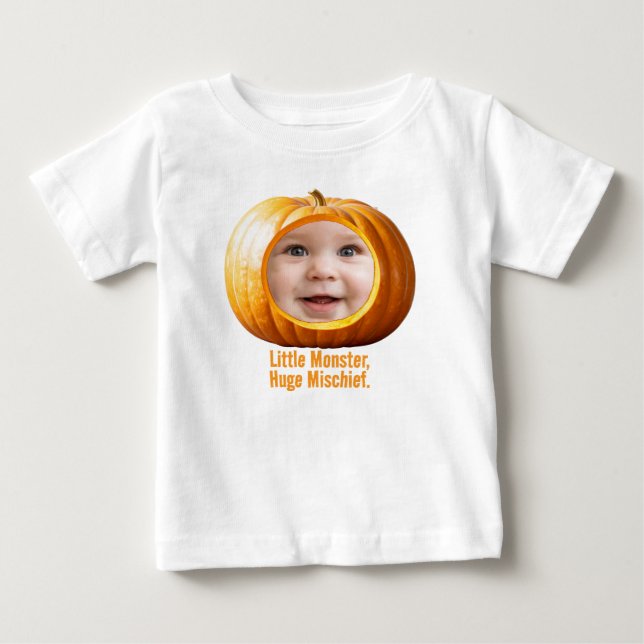 Boo! | Spooktacular Baby Birthday T-Shirt (Front)