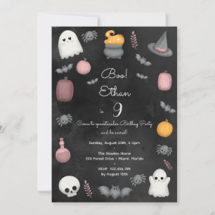 Boo! Spooktacular kids birthday party Invitation