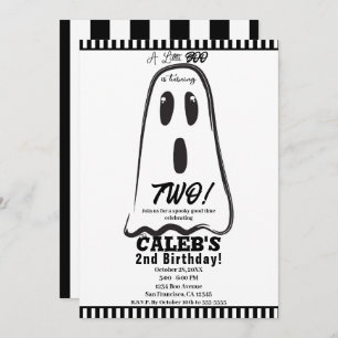 BOO! Spooky Cute Ghost Halloween Party Invitation