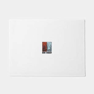Boo Squad Vintage Halloween Pumpkin Shirt Design_1 Doormat