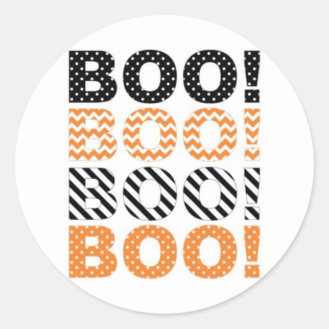 Boo! Sticker (Front)