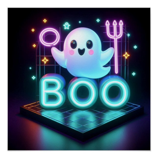 BOO Sweet Halloween Ghost  Poster (Front)