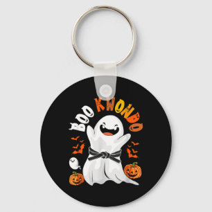Boo Taekwondo Halloween Ghost Costume Martial Arts Key Ring