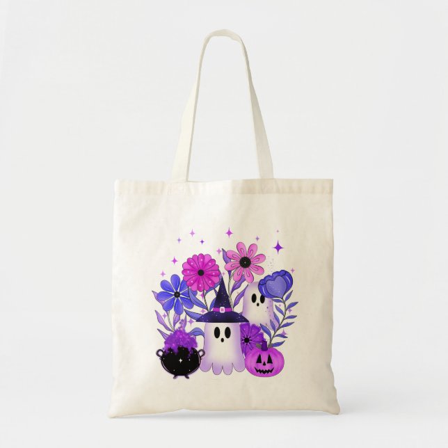 Boo-tanical Dreams Tote Bag (Front)