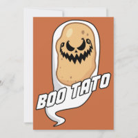 Boo-Tato Spooky Potato Food Halloween