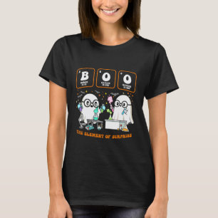 Boo The Element of Surprise Halloween Chemistry Te T-Shirt