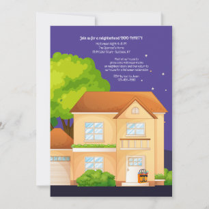 Boo the Neighbours Halloween Invitation