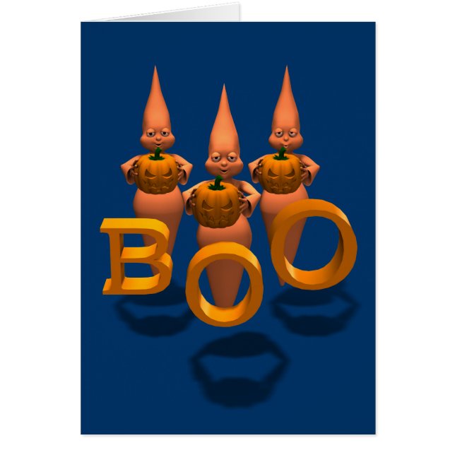 Boo! Three Cute Ghosties (Front)